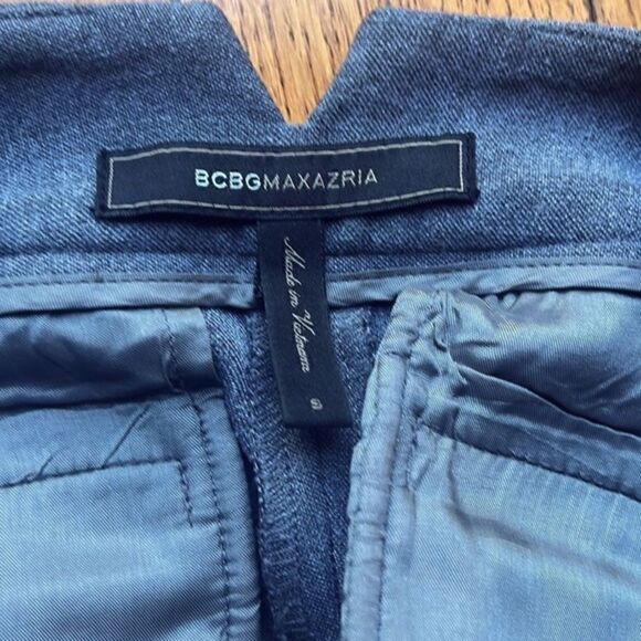 BCBGMAXAZRIA HEATHER GRAY STRETCH DRESS CAREER PANTS SIZE SMALL - Picture 6 of 8